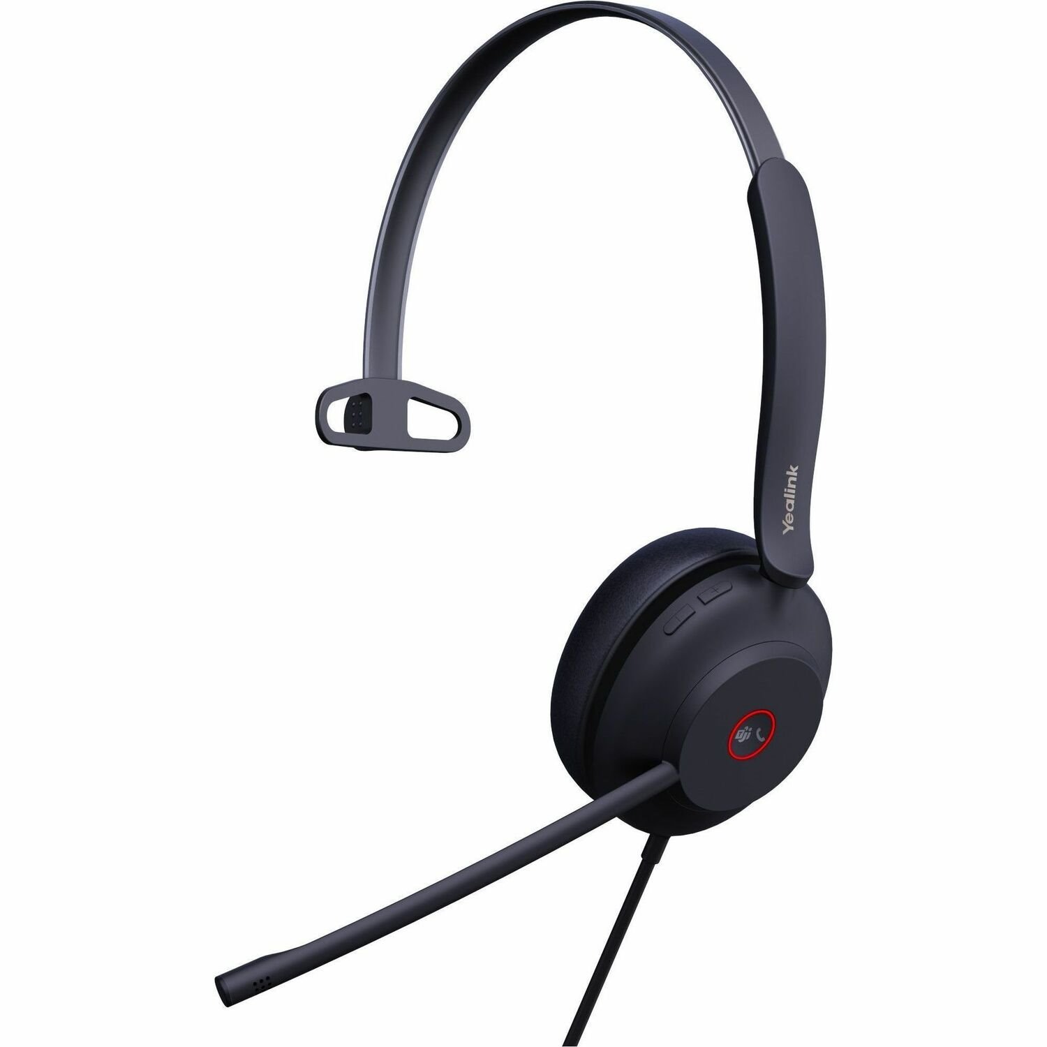 Yealink Wired (Uh37) MS Mono Headset,Noise Cancelling Mic,Leather Cushion,C C/A Adaptor