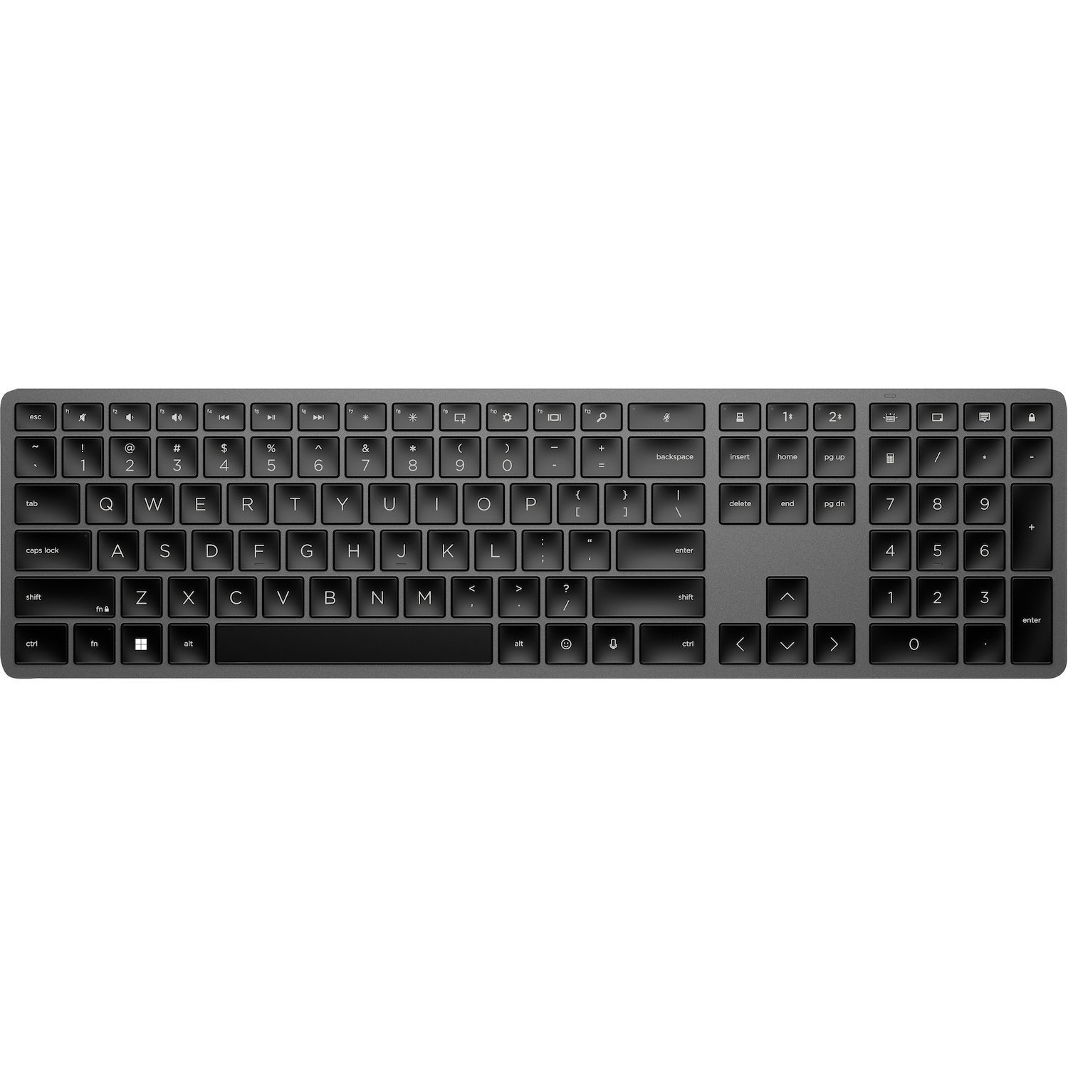 HP 975 Keyboard - Wireless Connectivity - French - QWERTY Layout - Grey