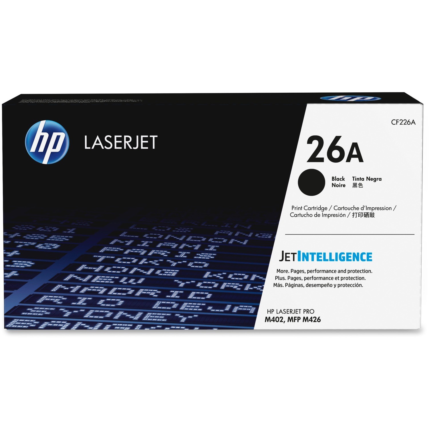 HP 26A BLACK TONER - APPROX 3.1K PAGES. FOR M402, M426 PRINTERS