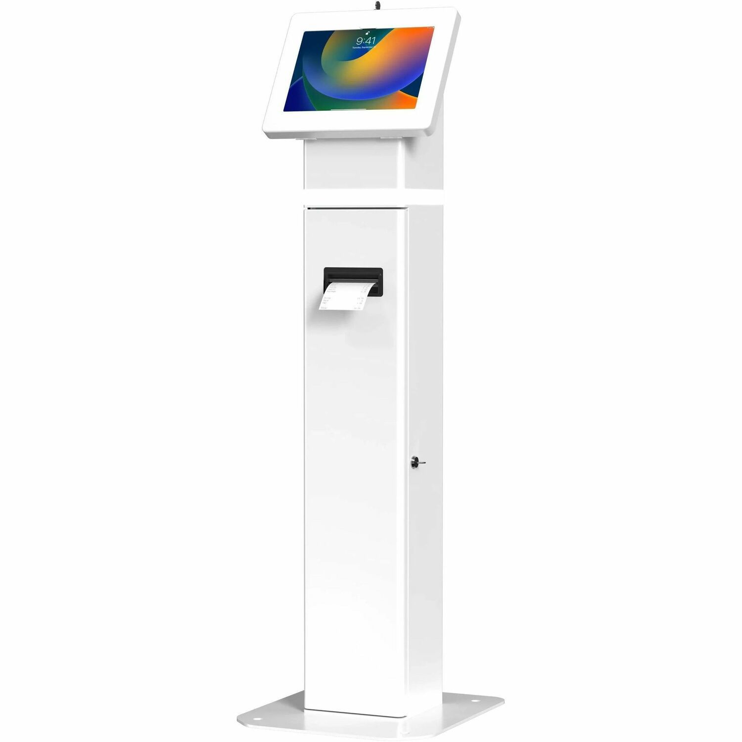 Cta Digital Cta Interactive Kiosk Floorstand W/ Premium Enclosure, Led Light & Printer Compa