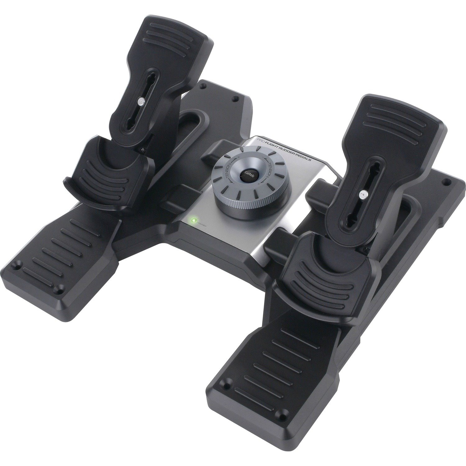 Saitek Flight Rudder Pedals Professional Simulation Rudder Pedals with Toe Brake