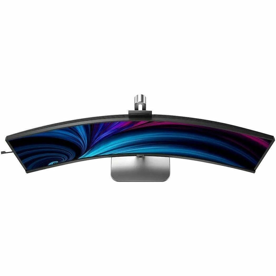 Philips 49B2U5900CH 49" Class Webcam Dual Quad HD (DQHD) Curved Screen LED Monitor - 32:9 - Textured Black