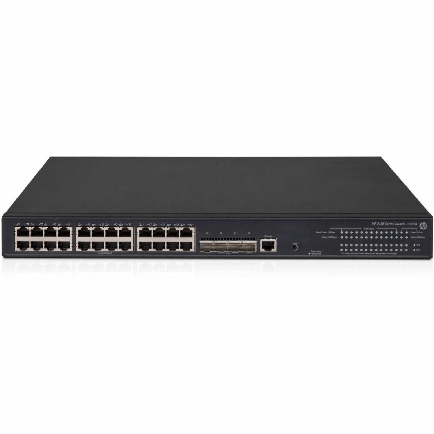 HPE SOURCING - CERTIFIED PRE-OWNED 5130-24G-POE+-4SFP+ EI Switch