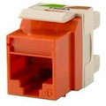 Ortronics TechChoice 6 Keystone jack, Orange, 25pack