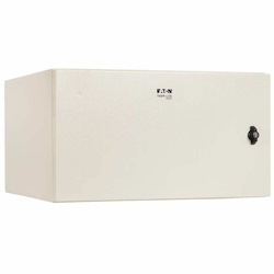 Eaton Tripp Lite Series SmartRack Industrial Enclosure with Lock - NEMA 4, Wall Mount, Metal Construction, 20.5 in. Depth, 6U, Gray