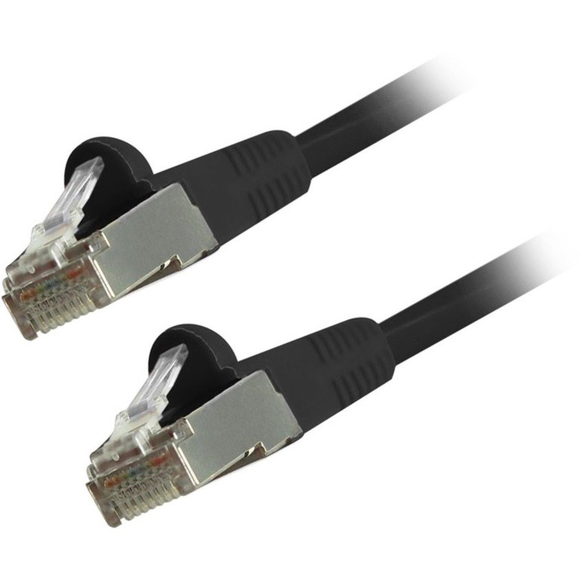 Comprehensive Cat6 Snagless Shielded Ethernet Cables, Black, 15ft