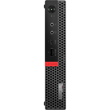 Lenovo ThinkCentre M920q 10RS000UUS Desktop Computer - Intel Core i5 8th Gen i5-8500T - 8 GB - 256 GB SSD - Tiny - Raven Black