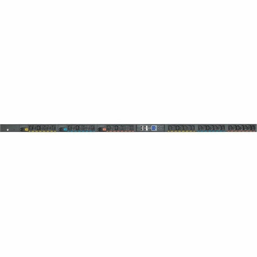 Eaton 3-Phase Managed Rack PDU G4, 240/415V, 42 Outlets, 24A/32A, 17.3kW, 532P6W Input, 10 ft. Cord, 0U Vertical, TAA