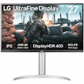 LG UltraFine 27UP650K-W 27" Class 4K UHD LCD Monitor - 16:9 - Black