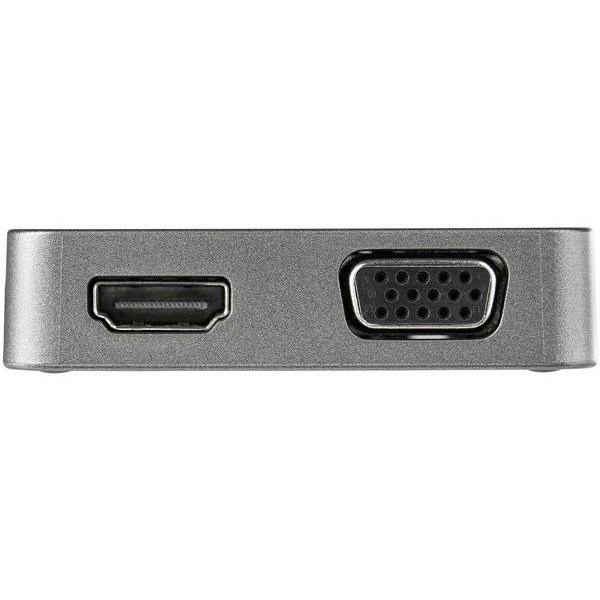 StarTech.com USB-C Multiport Adapter - USB 3.1 Gen 2 Type-C Mini Dock - USB-C to 4K HDMI or 1080p VGA - 10Gbps USB-A & USB-C, Ethernet