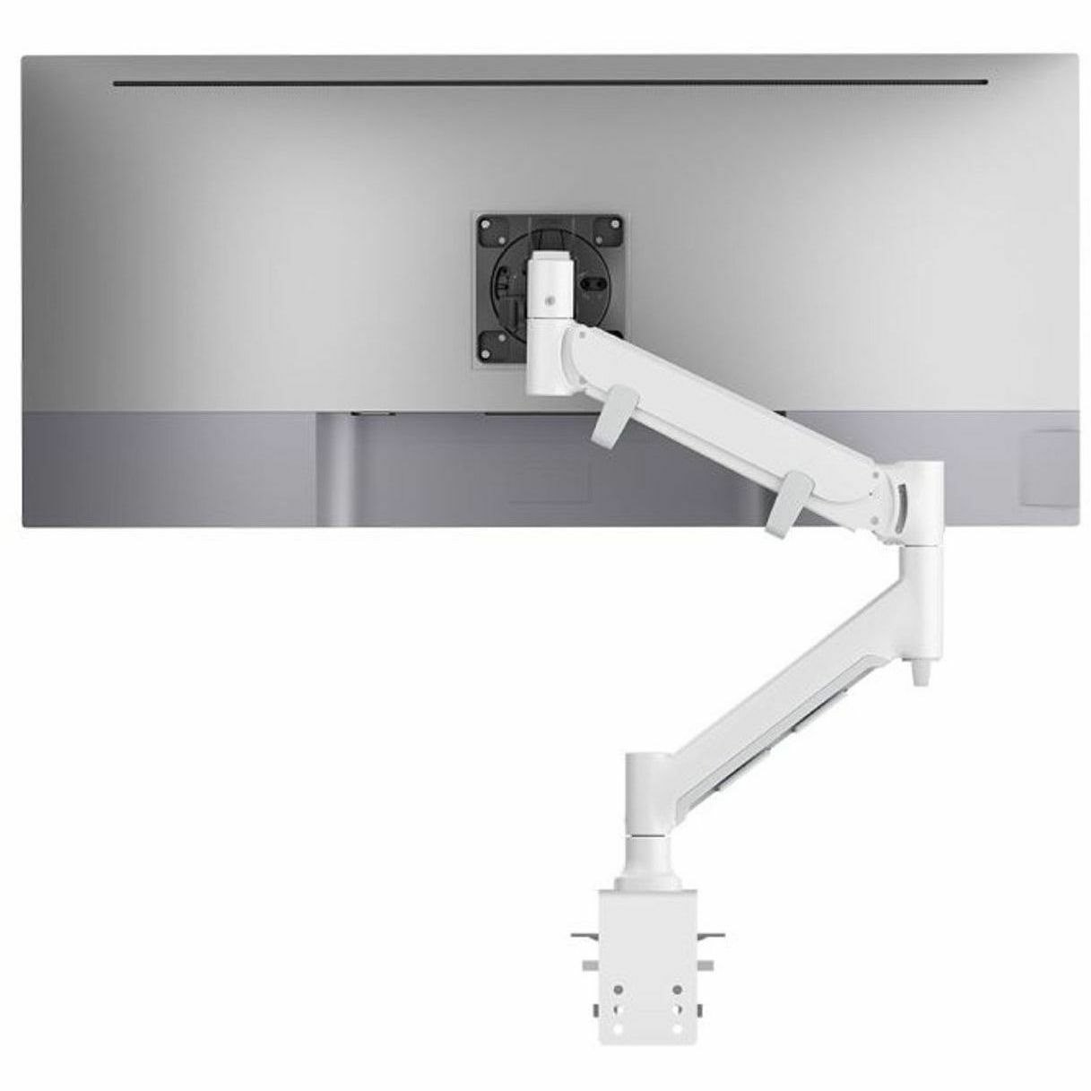 Atdec FORTIS Mounting Arm for Monitor, Curved Screen Display, Flat Panel Display - White - Landscape/Portrait