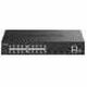 D-Link Smart Pro DGS-1530 DGS-1530-20/E 16 Poorten Beheer mogelijk Ethernetswitch - Gigabit Ethernet, 10Gigabit Ethernet - 10/100/1000Base-T, 10GBase-X
