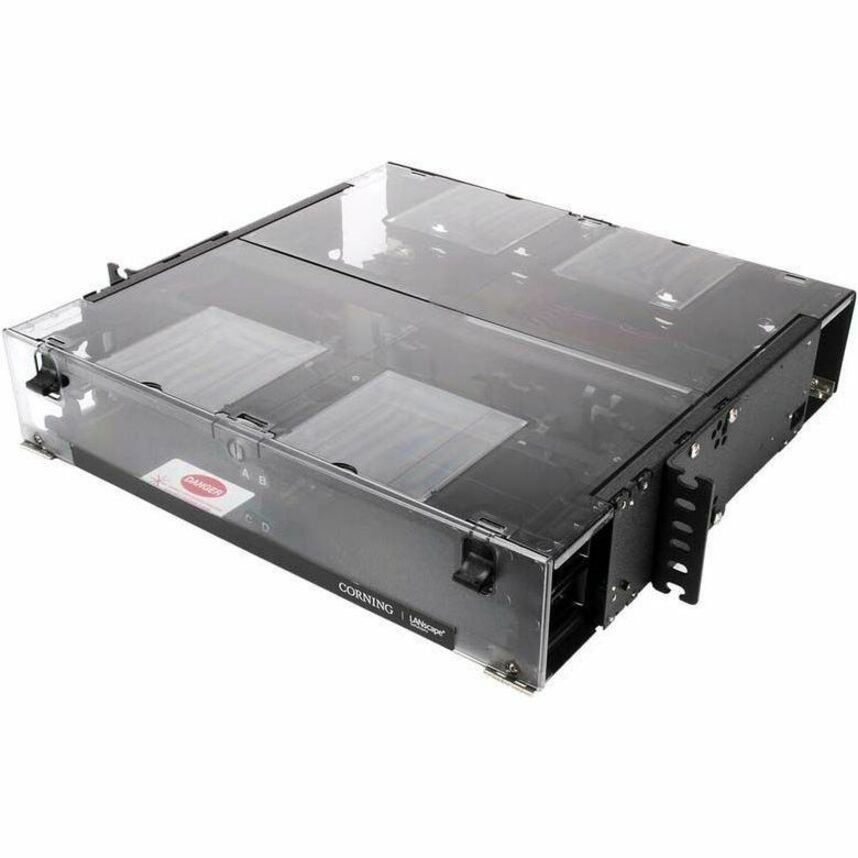 Corning Closet Connector Housing (CCH) Two Rack Units, Holds Four CCH Connector Panels