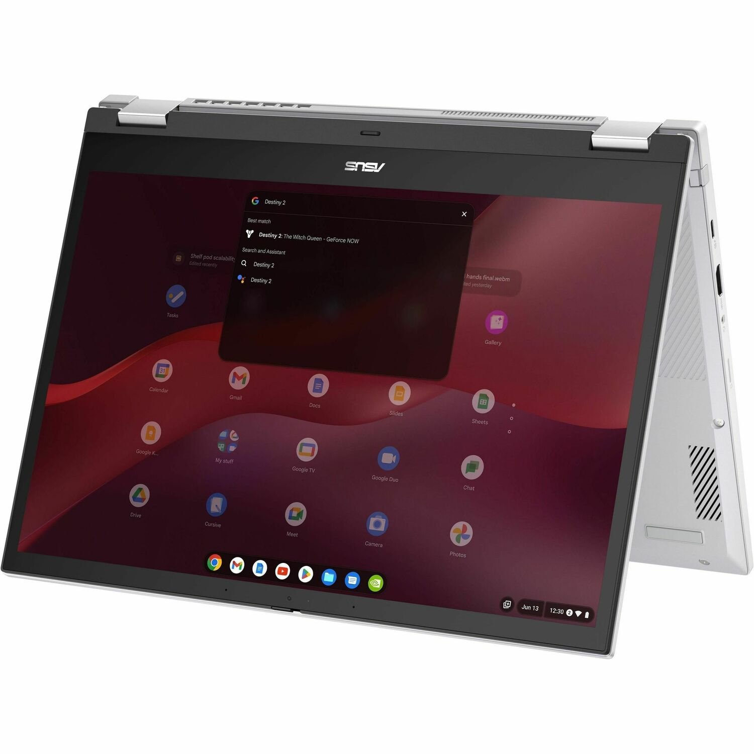Asus Chromebook Vibe CX34 Flip CX3401FBA-GE762T-S 14" Touchscreen Convertible 2 in 1 Chromebook - WUXGA - Intel Core i7 12th Gen i7-1255U - 16 GB - 512 GB SSD - Pearl White