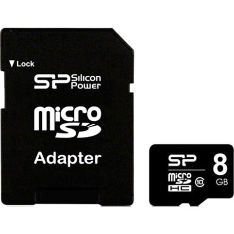 Silicon Power 8 GB Class 10 microSDHC