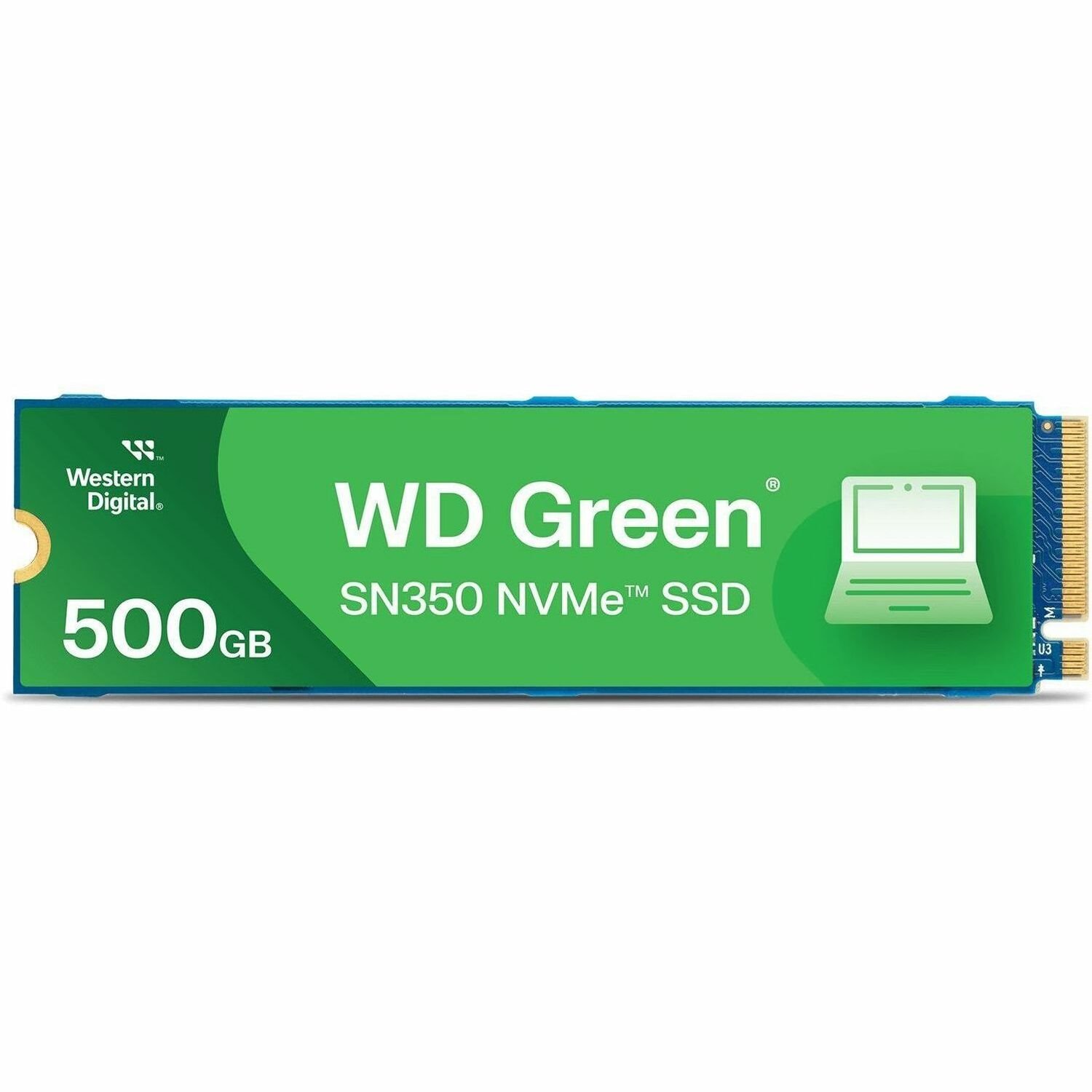 WD Green SN350 WDS500G2G0C-00CDH0 500 GB Solid State Drive - M.2 2280 Internal - PCI Express NVMe (PCI Express NVMe 3.0) - Green