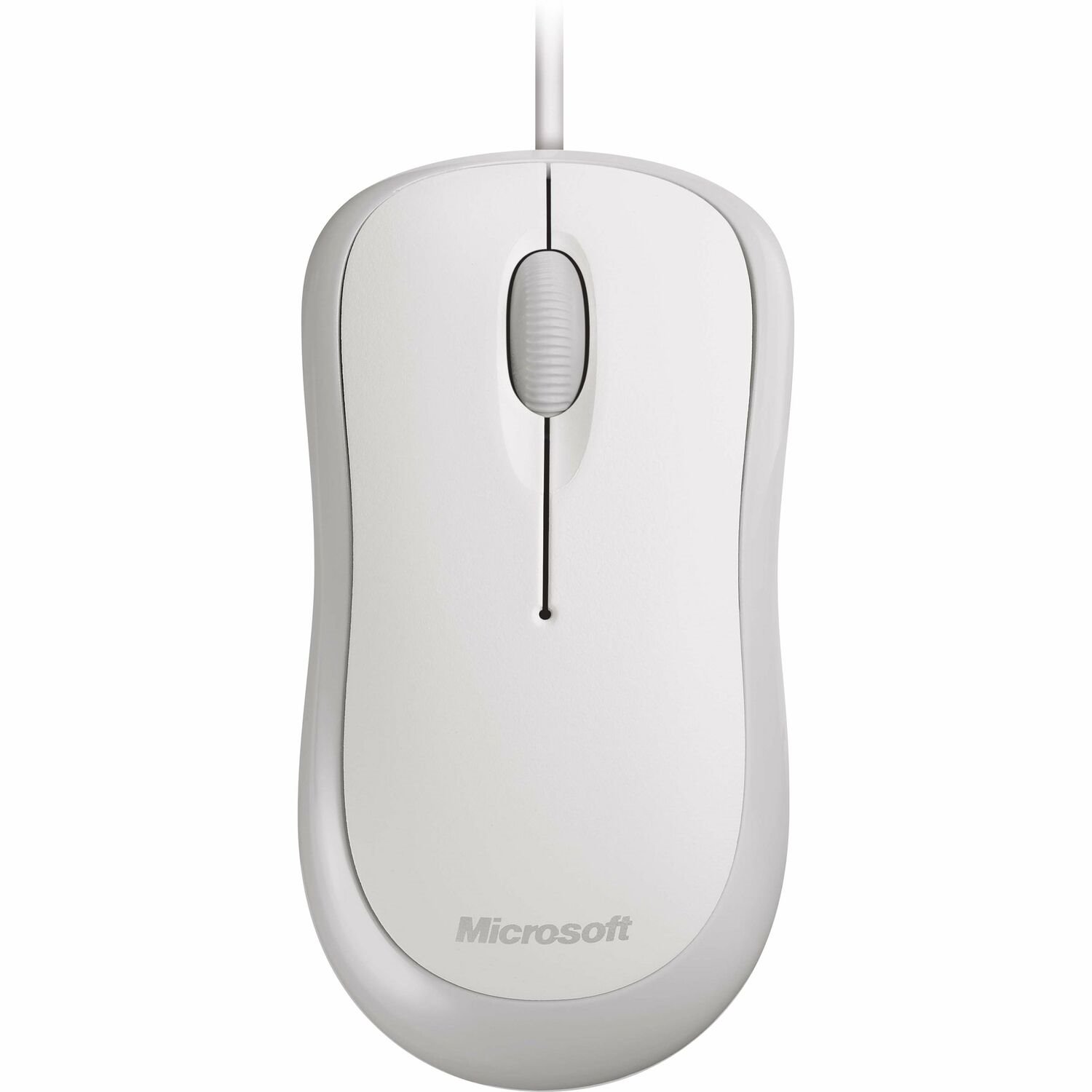 Microsoft 4YH-00008 Mouse - USB, PS/2 - Optical - 3 Button(s) - White