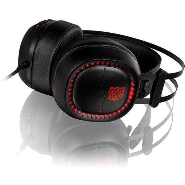 Tt eSPORTS SHOCK PRO RGB Wired Over-the-head Stereo Headset - Diamond Black