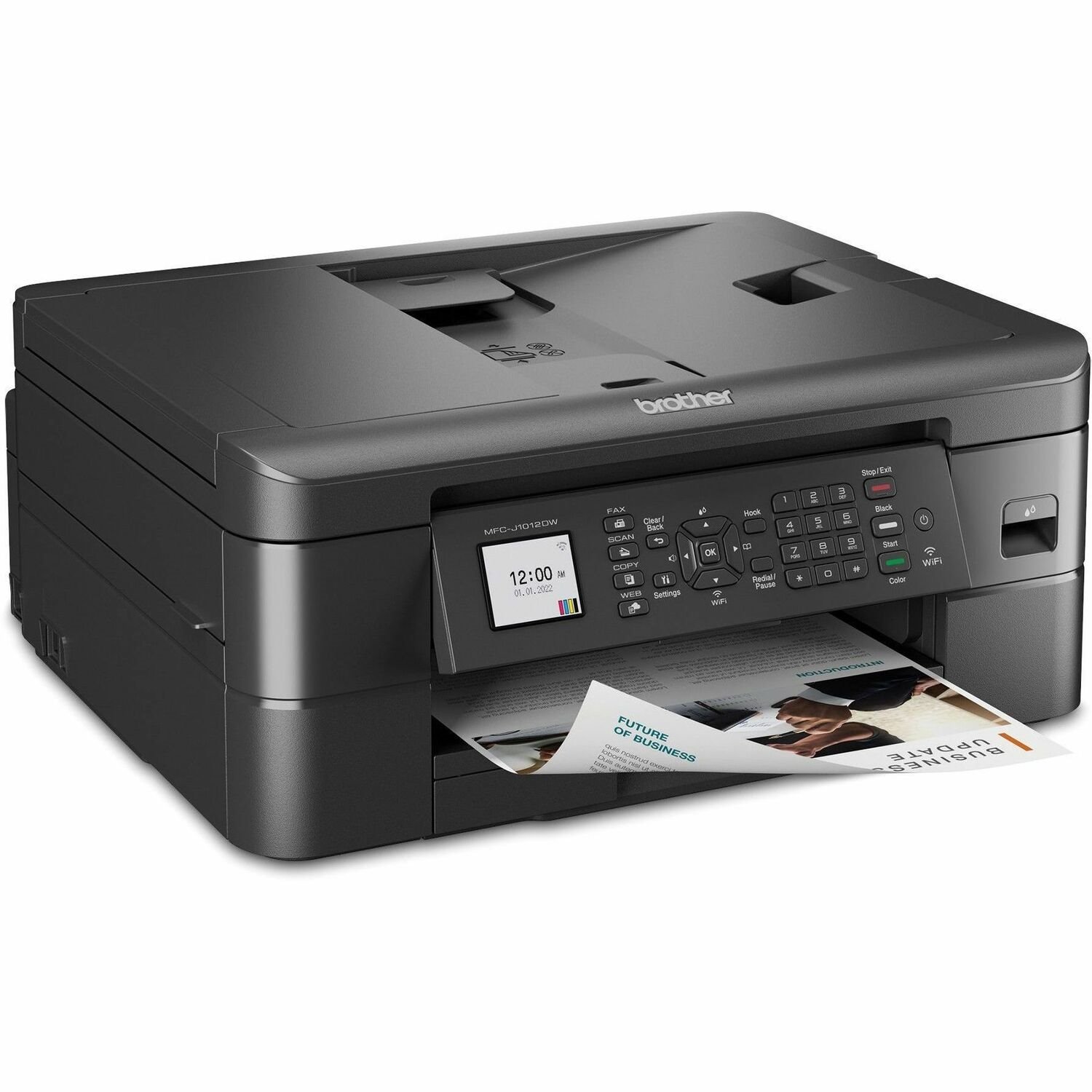 Brother MFC-J1012DW Wireless Inkjet Multifunction Printer - Color