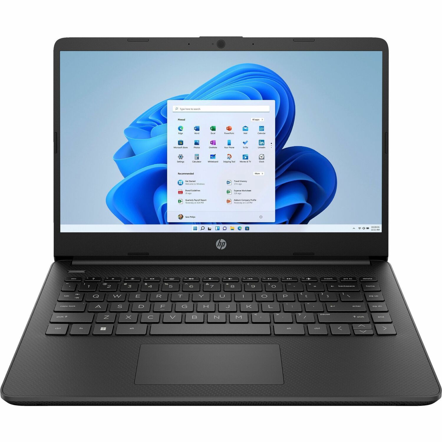 HP 14-d3000 14-dq3210nr 14" Touchscreen Notebook - HD - Intel Celeron N4500 - 4 GB - Jet Black