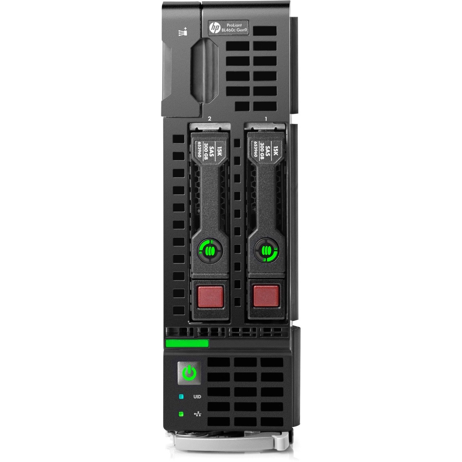 HPE ProLiant BL460c G9 Blade Server - 2 Xeon E5-2670 v3 2.30 GHz - 128 GB RAM - 12Gb/s SAS, Serial ATA/600 Controller