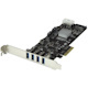 StarTech.com USB Adapter - PCI Express x4 - Plug-in Card