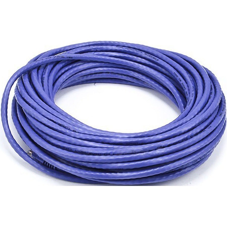 Monoprice Cat5e 24AWG UTP Ethernet Network Patch Cable, 50ft Purple