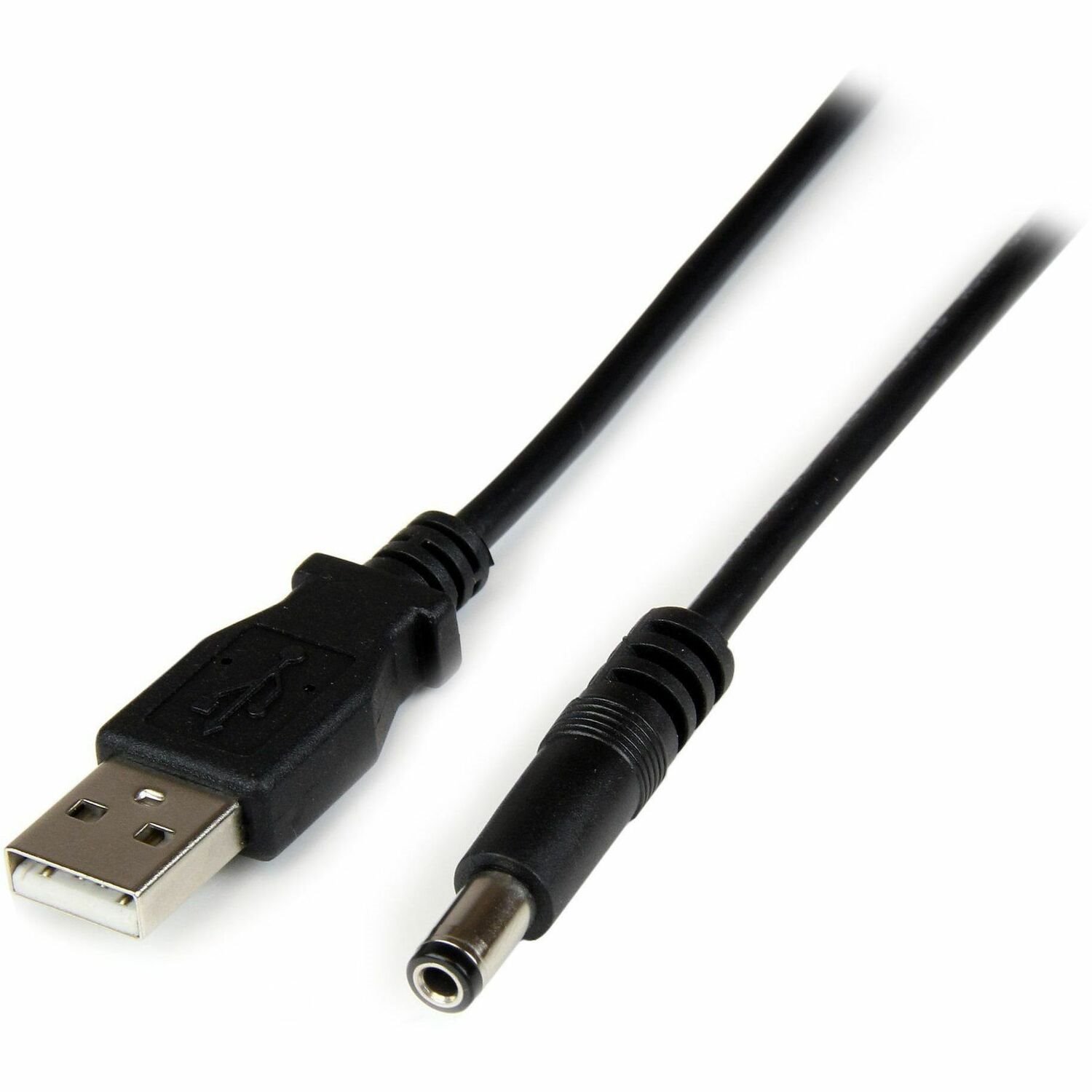 StarTech.com USB 2.0 auf Hohlstecker Typ N Kabel - USB A DC 5V 5,5mm Stecker 1m