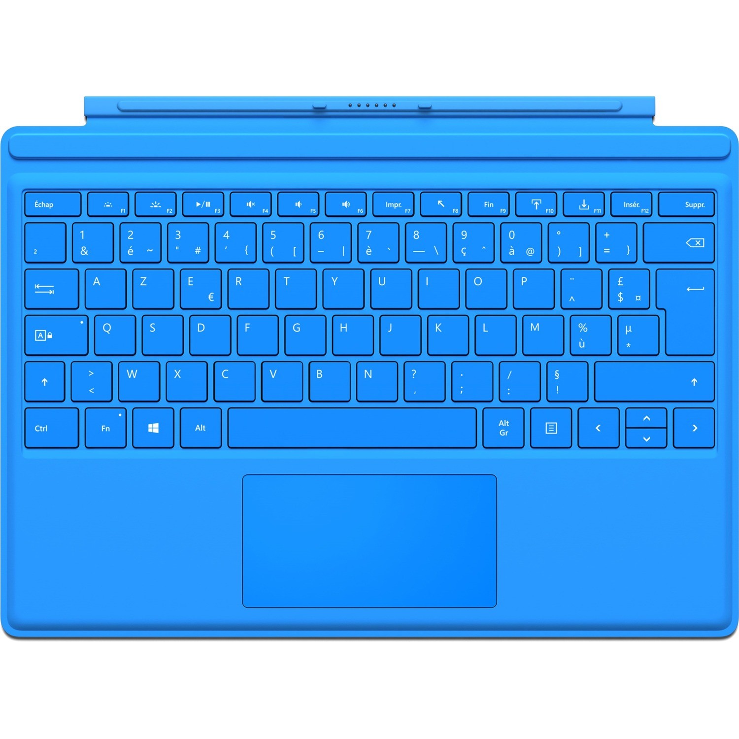 Microsoft Type Cover Toetsenbord/hoes Tablet-pc - Helder blauw
