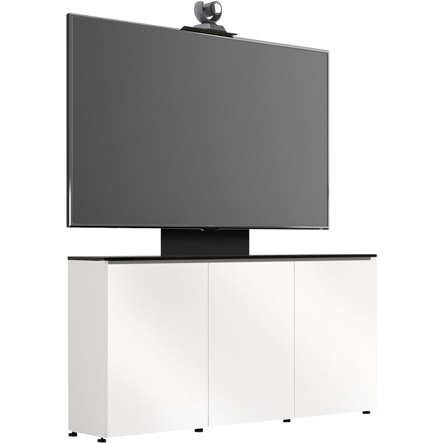 Salamander Designs 4-Bay with Single Monitor, Low-Profile Wall Cabinet