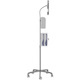 CTA Digital Heavy-Duty Gooseneck Floor Stand for 7-13 Inch Tablets with Sanitizing Station & Automatic Soap Dispenser