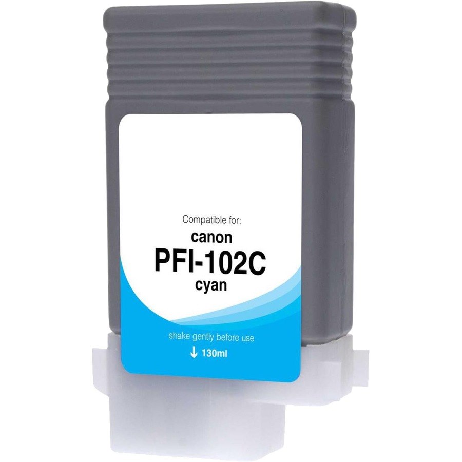 WF Non-OEM New Cyan Wide Format Ink Cartridge for Canon PFI-102 (0896B001)