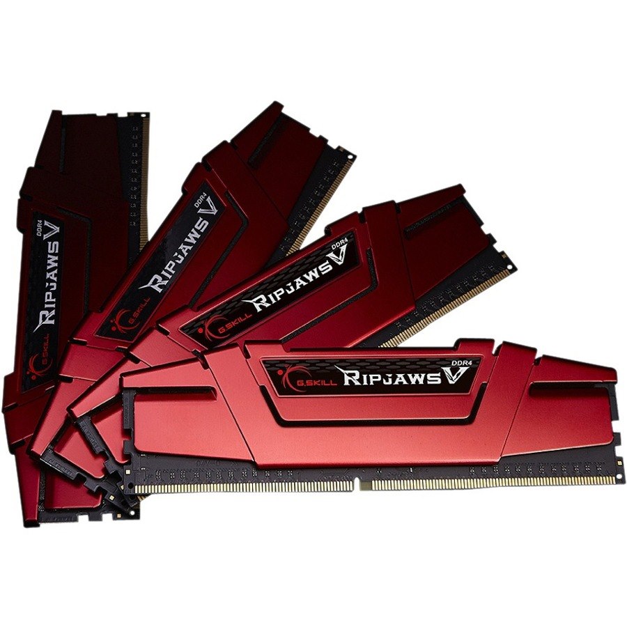 G.SKILL Ripjaws V RAM Module - 32 GB (4 x 8GB) - DDR4-2800/PC4-22400 DDR4 SDRAM - 2800 MHz - CL15 - 1.25 V