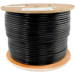 Eaton Tripp Lite Series Cat6 Gigabit Solid Core UTP PVC Bulk Ethernet Cable, Black, 1000 ft. (304.8 m), TAA