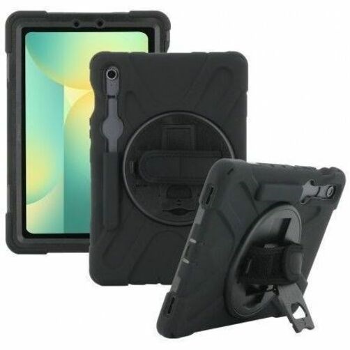 MOBILIS Rugged Carrying Case Samsung Galaxy Tab S10 FE, Galaxy Tab S9, Galaxy Tab S9 FE Tablet - Black