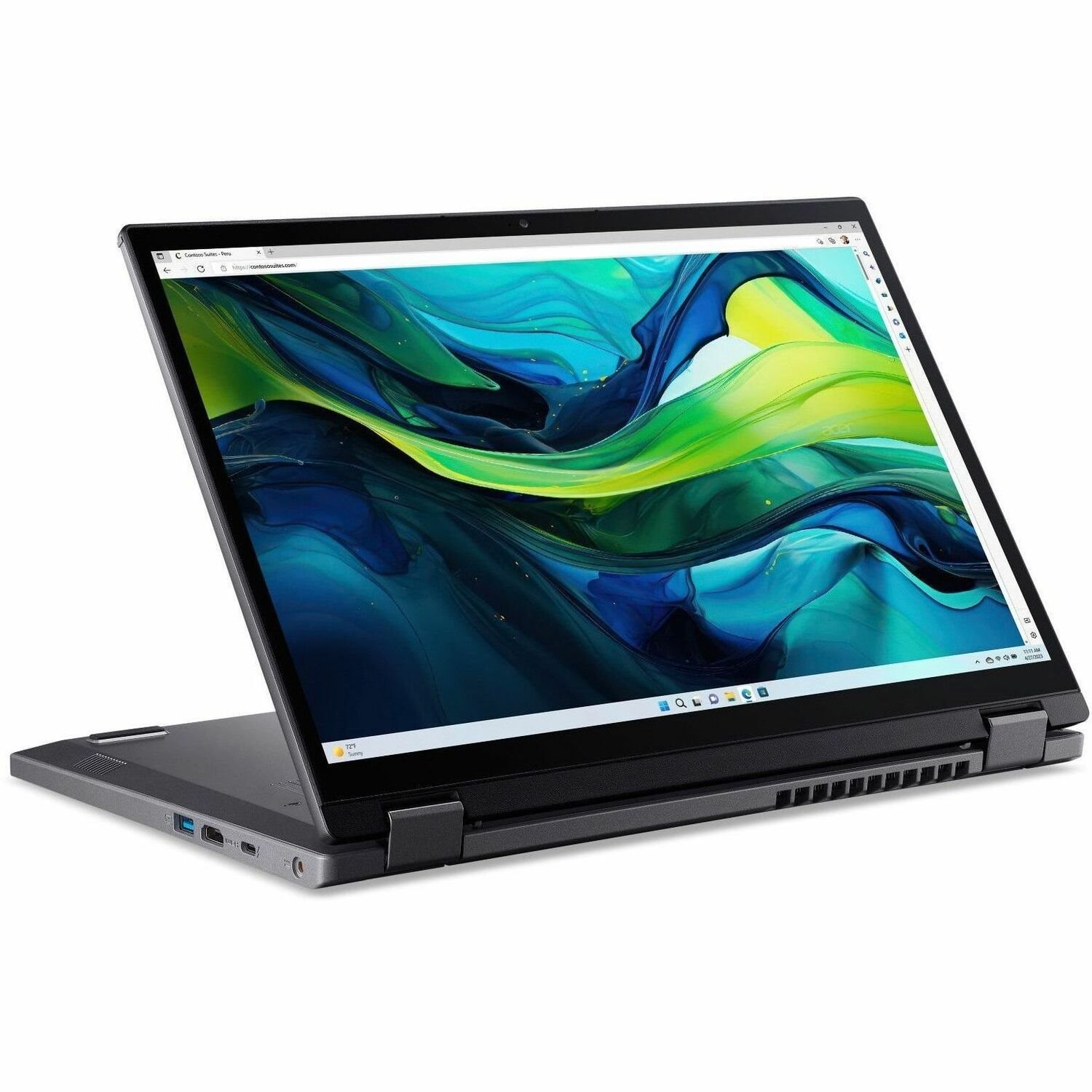 Acer Aspire ASP14-51MTN-57HR Intel Core 5 120U Hybride (2-in-1) 35,6 cm (14") Touchscreen WUXGA 16 GB LPDDR5-SDRAM 512 GB SSD Wi-Fi 6 (802.11ax) Win11