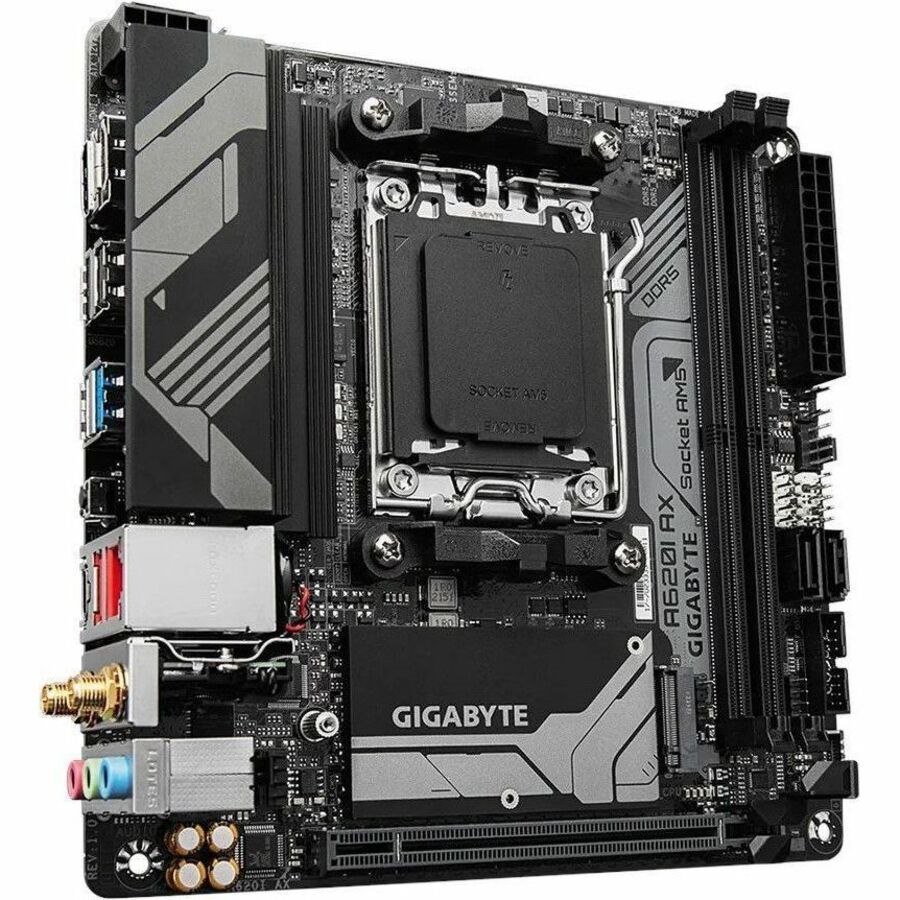 Gigabyte Ultra Durable A620I AX Gaming Desktop Motherboard - AMD A620 Chipset - Socket AM5 - Mini ITX