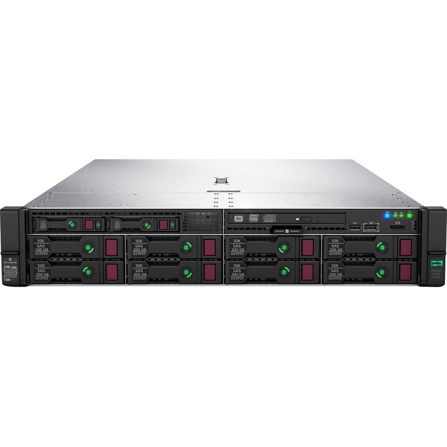 HPE ProLiant DL380 G10 2U Rack Server - 1 Xeon Gold 6248R 3 GHz - 32 GB RAM - Serial ATA Controller
