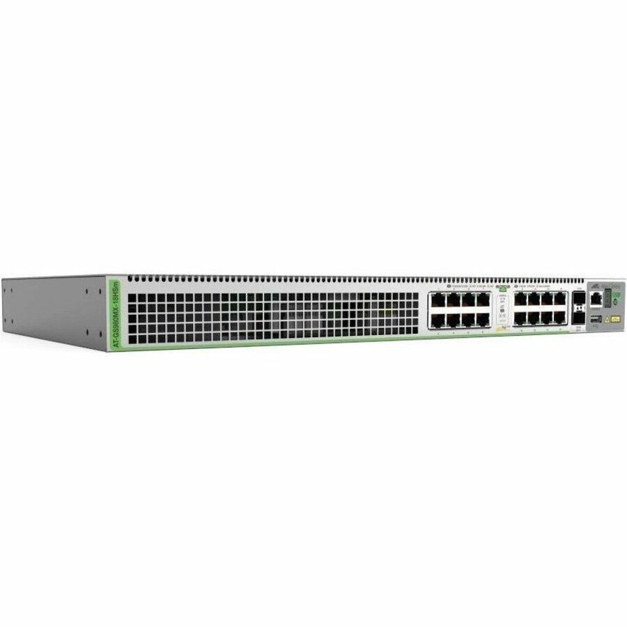 Allied Telesis CentreCOM GS980MX GS980MX/18HSM 16 Ports Manageable Layer 3 Switch - 5 Gigabit Ethernet, 10 Gigabit Ethernet - 5GBase-T, 10GBase-X