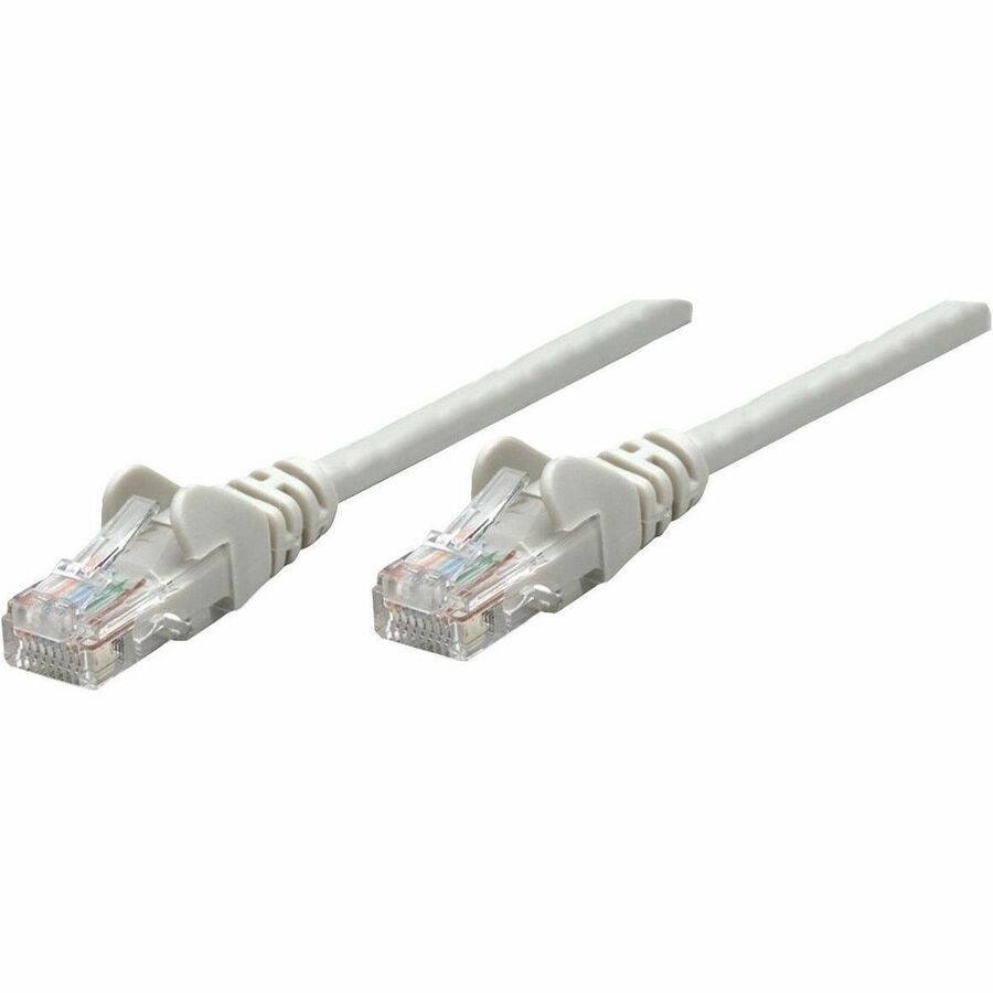 Network Patch Cable, Cat6, 0.5m, Grey, CCA, U/UTP, PVC, RJ45, Gold Plated Contacts, Snagless, Booted, Lifetime Warranty