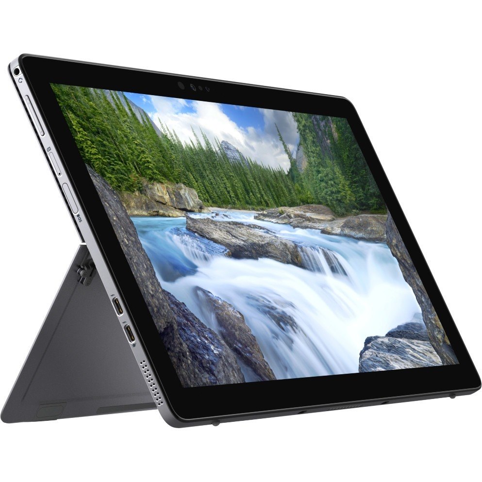 Dell Latitude 7000 7210 Tablet - 12.3" WUXGA - vPro Technology - 8 GB - 256 GB SSD - Windows 10 Pro 64-bit - Titan Gray - TAA Compliant