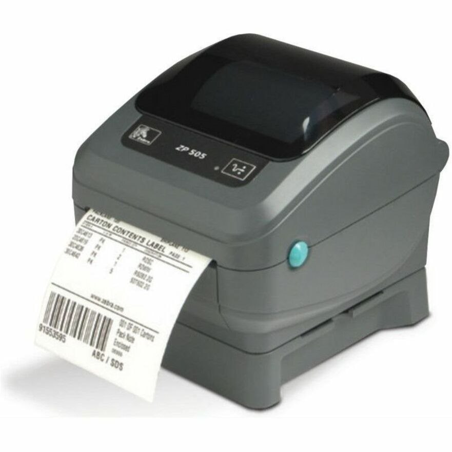 Zebra ZP505 Direct Thermal Printer - Monochrome - Desktop - Label Print - USB - Serial - Parallel - Black