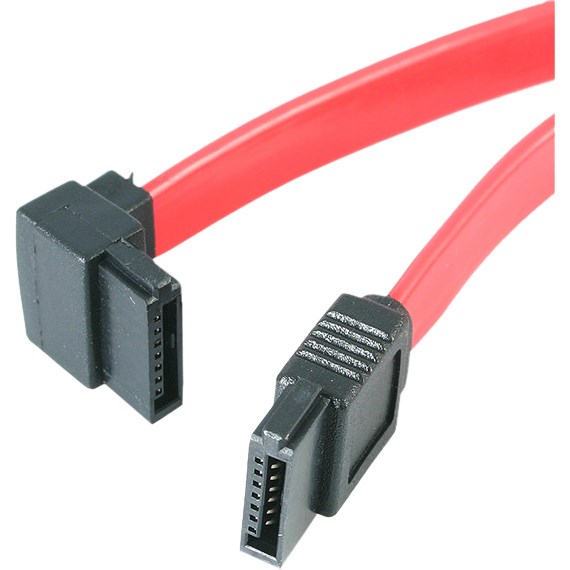 StarTech.com 18in SATA to Left Angle SATA Serial ATA Cable