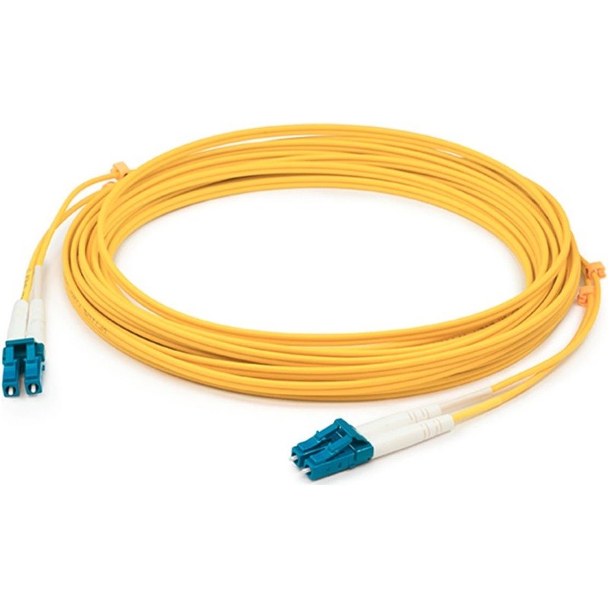 AddOn 3m LC to LC Yellow OM3 Duplex OFNR (Riser-Rated) TAA Fiber Patch Cable