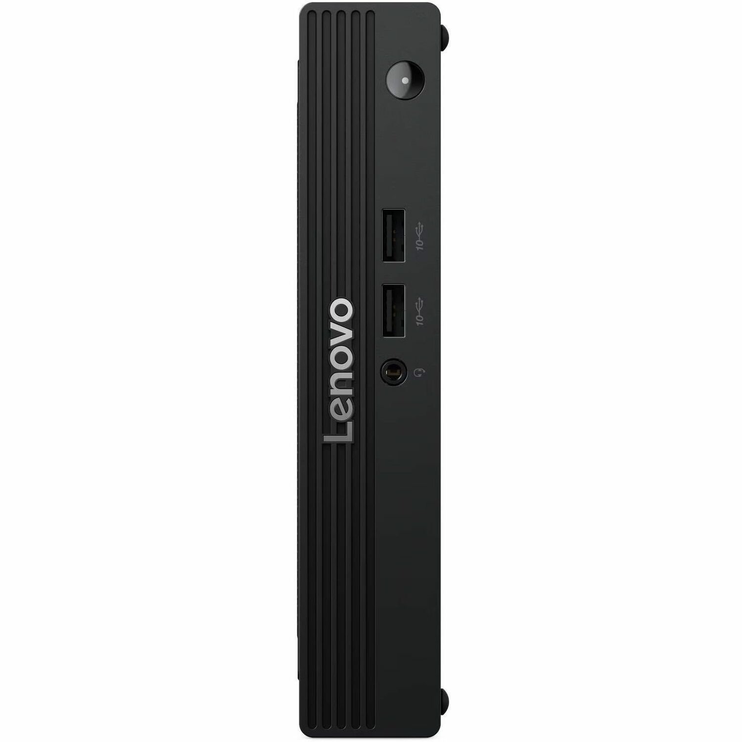 Lenovo V100q 13GE001PUS Desktop Computer - Intel Core i3 i3-N305 - 8 GB - 128 GB PCI Express NVMe 3.0 x4 SSD - Tiny - Black