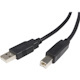 StarTech.com High Speed Certified USB 2.0 - USB cable - 4 pin USB Type A (M) - 4 pin USB Type B (M) - 3 m ( USB / Hi-Speed USB )