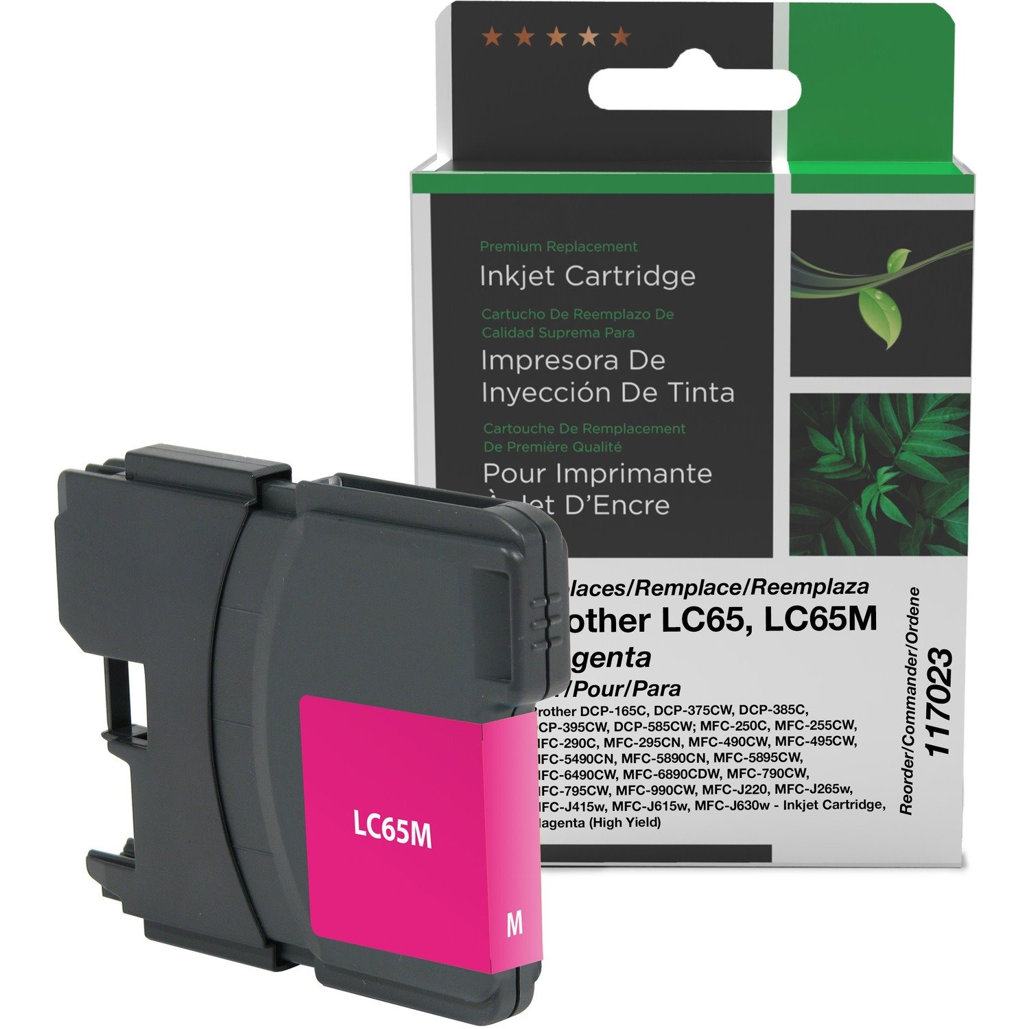 Clover Imaging Remanufactured High Yield Magenta Ink Cartridge for Brother LC65