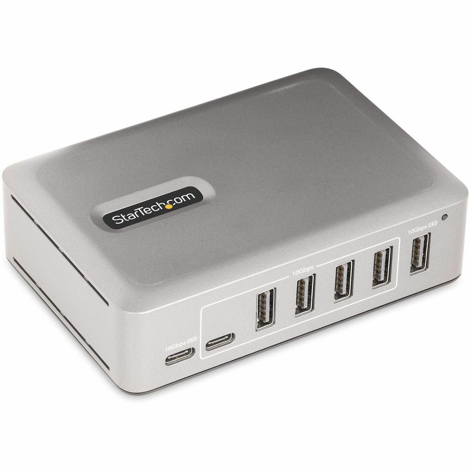 StarTech.com 7-Port USB-C Hub, 5x USB-A + 2x USB-C, Self-Powered w/ 65W Power Supply, USB 3.1 10Gbps Desktop/Laptop USB Hub w/ Charging