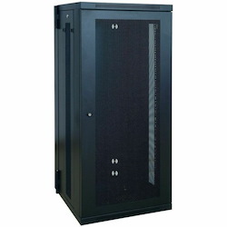 Eaton Tripp Lite Series SmartRack 26U Low-Profile Switch-Depth Wall-Mount Half-Height Rack Enclosure, Hinged Back