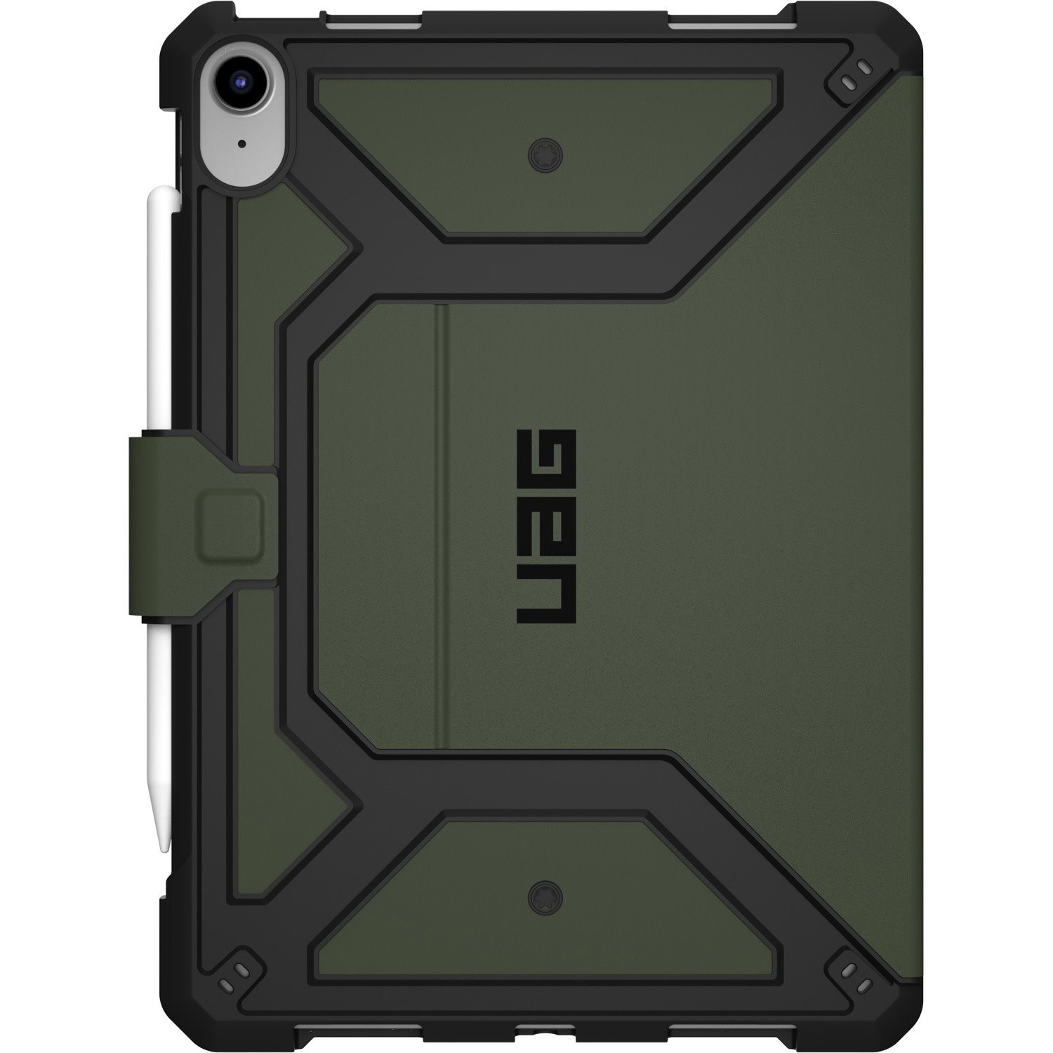 Urban Armor Gear Metropolis SE Rugged Carrying Case (Folio) for 27.7 cm (10.9") Apple iPad (2022) Tablet - Olive